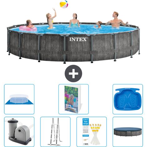 Intex Piscine Prism Frame Ronde - 549x122 cm - 8-pièces  S662