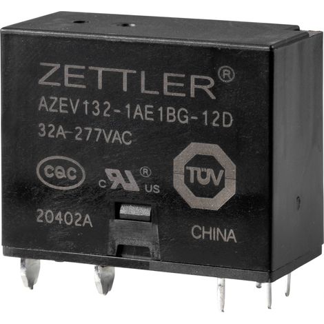 Zettler Electronics AZEV132-1AE1BG-12D Relais de puissance 12 V/DC 32 A 1 NO (T) 1 pc(s) (1/2)