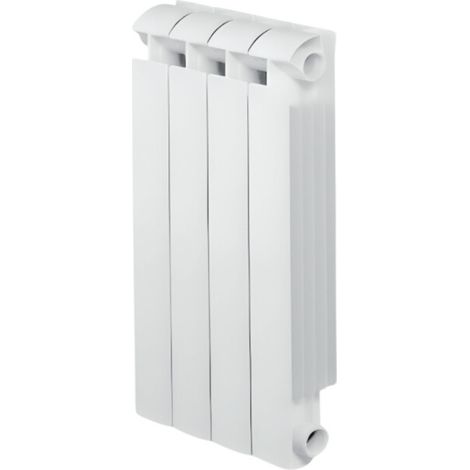Radiatore in ghisa alluminio 648W riscaldamento centrale 4 elementi KLASS 800 bianco