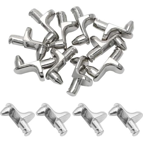 APEX 40 pièces Consoles et taquets pour étagères,Support Tablette Verre,Taquet étagère,Support Meuble Mural,Robuste et Durable (1/5)