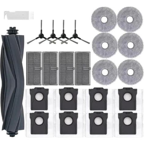 Pour Aspirateur pour Dreame X30 Pro plus / X30 Pro Ultra, Brosse Latérale Principale, Filtre Hepa, Sacs à Poussière en Tissu, (1/5)