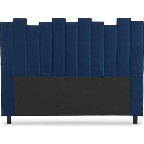 Tête de lit Lucky 160 cm Velours Bleu (1/5)