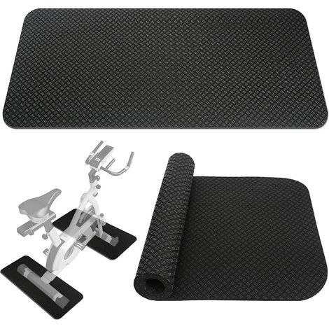 Tapis Fitness Protection Sol, 2 Pièces Double Face Silicone Tapis de Protection de Sol, Tapis de Sol pour Appareils de Fitness Tapis de Course Équipements de Sport