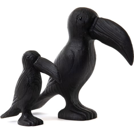 Amadeus - Set de 2 toucans Bertrand noirs (1/4)