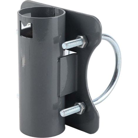 Support de poteau d'antenne rectangulaire 30 mm-50 mm, adaptateur de support universel réglable en U, support de montage d'antenne sur toit compatible avec l'antenne parabolique rectangulaire V2 (1/4)