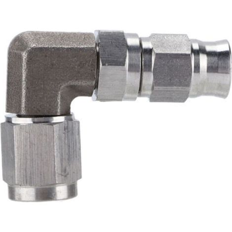 Schlauchanschluss AN3 90 Grad Turbolader-Schlauchanschluss Edelstahl-Schlauchanschluss für PKW (1/5)