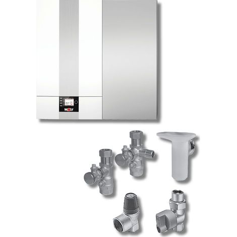 Wolf Paket Brennwert-Zentrale CGW-2-14/100L Regelung BM-2, Aufputz