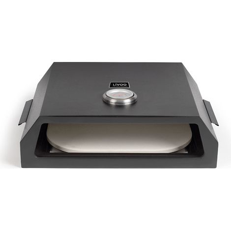 Pizzaofen für den Grill - LIVOO - GS149 - Edelstahl mit lackierter Oberfläche - Integriertes Thermometer - Transportgriff (1/5)