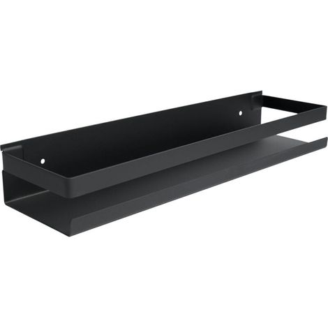 Porte-épices- Support de cuisine suspendu-Support à épices-Support de pot à épices-Porte-épices- (Noir, 40 CM) (1/5)