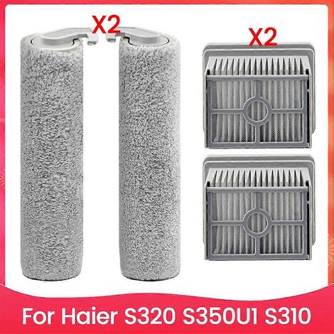 Satz mit 4 Bürsten und Filtern für die Scheuersaugmaschinen Haier S320, S350U1 und S310 – Zubehör und Ersatzteile (1/5)