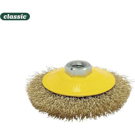 Brosse Couvette Acier 100mm Nettoyage Efficace Surfaces Métalliques - Mota Herramientas (1/2)