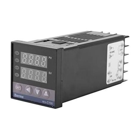 REX-C100 AC110V-240V 0℃ - 1300℃ Termostato digitale LED Regolatore di temperatura digitale con allarme (1/5)