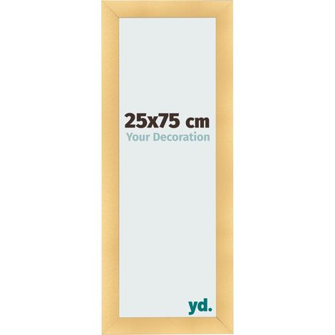 yd. - Cadre photo 25x75 - Or Mat - MDF - Pisa (1/5)