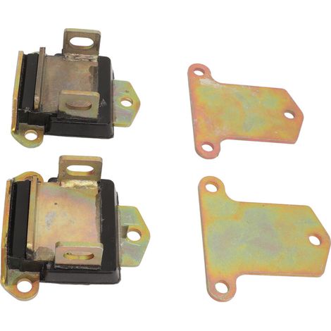 Supporti motore in metallo per impieghi gravosi, adatti ai motori dei modelli 283, 305, 327, 350, 383, 400, 396, 427 e 454.