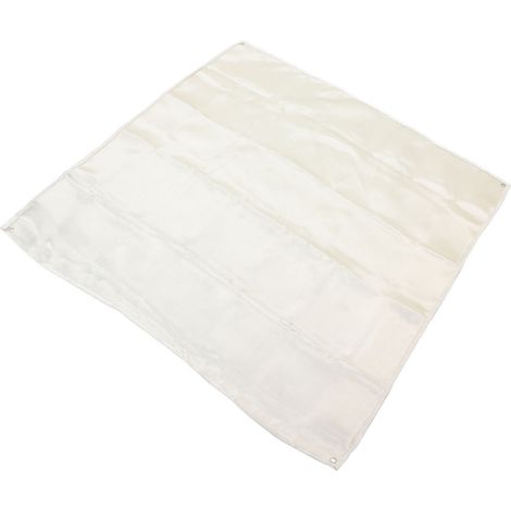 Couverture anti-feu extinctrice d'urgence en fibre de verre ignifuge, équipement de protection sécurité pour cuisine et maison, kit de secours (1/5)