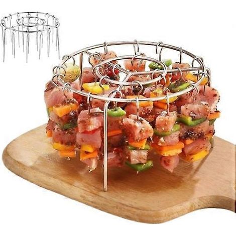 Nouveau grill à friteuse à air chaud 2025, support à brochettes en acier inoxydable pour barbecue (1/4)
