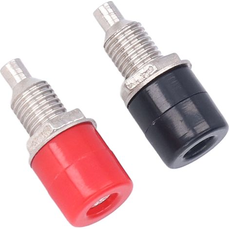 Lot de 10 Douilles Banane 4mm, Résistance à la Corrosion, Performance Stable, Accessoires de Test Électrique Polyvalents (1/5)