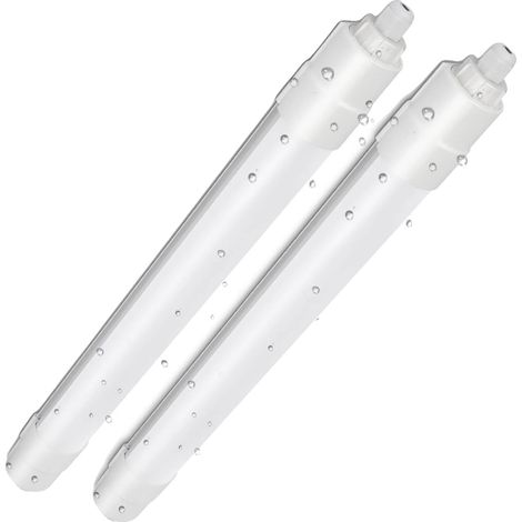 Lampe de salle de bain LED, design connectable, protection étanche, 120cm, Non, 36 W (1/2)