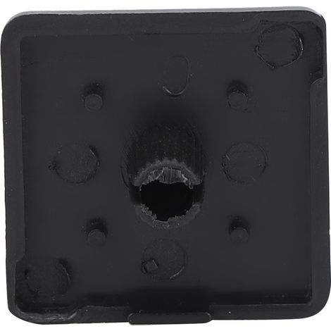 50 embouts cache-vis noirs en plastique pour profilés aluminium standards 2020/3030/4040, lot de 50 pièces (1/5)