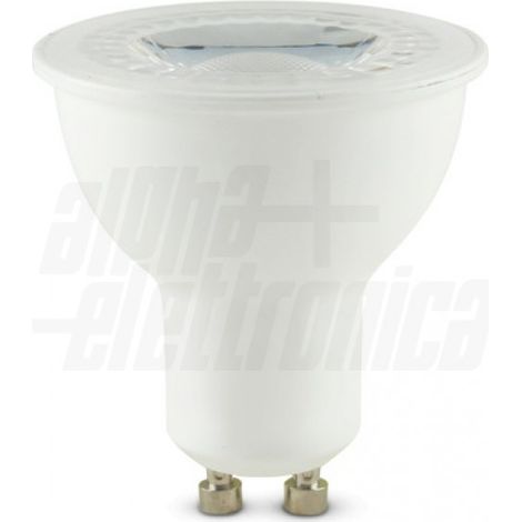 Lampadina a Led GU10, 7W, 230Vac, 38°, Dimmerabile, Bianco caldo