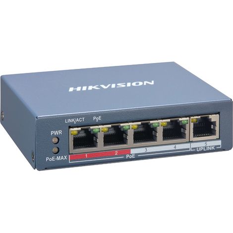 Conmutador Hikvision DS-3E1309P-EI de 8 puertos Fast Ethernet Smart PoE (1/3)