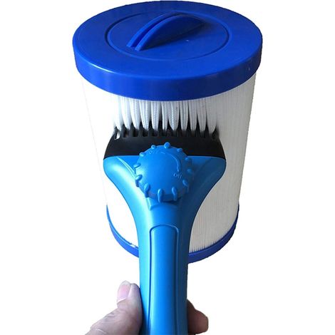 Pool Filter Cartridge Cleaner, Spa Filter,Cleaning Brush,Debris,Tee,Hair Solvent,Heavy Duty,Efficient Filter Comb,Portable Cleaning Tool,Cleaning Tool (1/5)