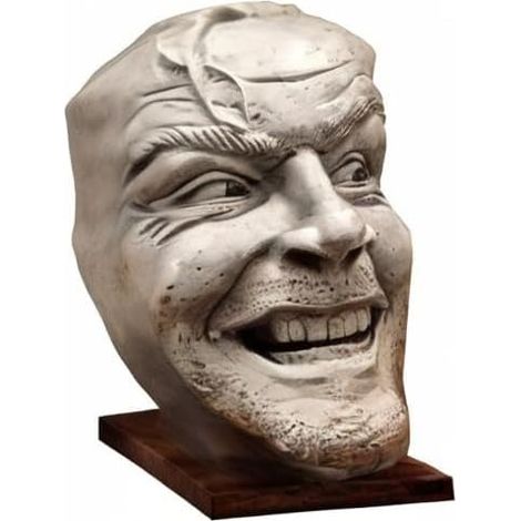 Dekorative Buchstützen, Buchstützen mit der Aufschrift „Hier ist Johnny“, glänzende Bibliotheksskulptur, skurrile dekorative Harzstatue für den Schreibtisch, dekorative Accessoires für Bücherregale ( (1/4)