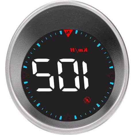 Tachimetro digitale HUD - Multifunzionale con allarme - Design compatto (1/5)