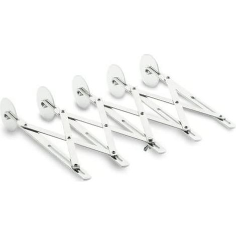 1 Rouleau Multi Coupe 5 Roulette, Acier Inoxydable 18/0, Pour Pâtes Et Biscuits, Usage Professionnel