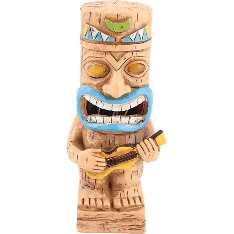 Éclairage Solaire Jardin Totem Statues Résine Décoration Extérieure Maison Pelouse Cour - KZQ (1/5)