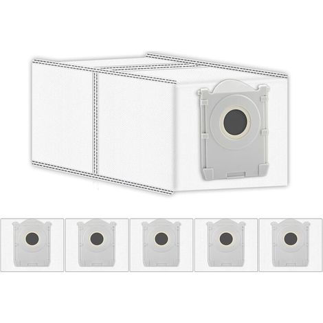 (6 pezzi) Sacchetti di ricambio per aspirapolvere robot ECOVACS DEEBOT X8 PRO OMNI/ T80 Omni/ T30C Omni/ X9 Pro Omni/ T50 MAX PRO Omni/ T50 PRO Omni. (1/4)