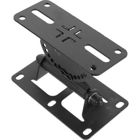 Support Zinc en Mural HiFi pour Orientable Alliage Enceintes Noir Haute Capacité de Charge, Sécurisé et Stable de pour Karaoké et Installations Techniques (1/5)
