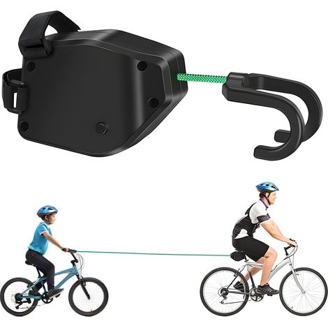 Corde Remorquage Vélo Rétractable 2,5m - 1 Pièce - PC+ABS - Charge 225kg - Pour Enfant VTT Route (1/5)