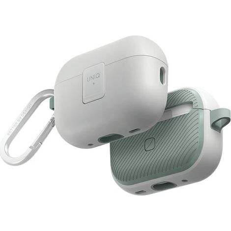 Funda UNIQ Clyde Lock para AirPods Pro 2 (2022/2023) blanco menta/blanco paloma-menta suave (1/5)