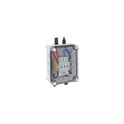 OBO Bettermann Caja de conexión del generador 1x1 string fotovoltaico a 1 MPP+MC4 inversor 1000V DC gris claro RAL 7035, 5088554