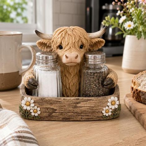 New Coastal Animal Salt and Pepper Shaker Combination Rack - Model D -