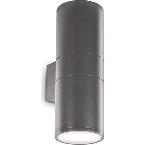 Applique Moderna Gun Alluminio Antracite 2 Luci E27 (1/2)