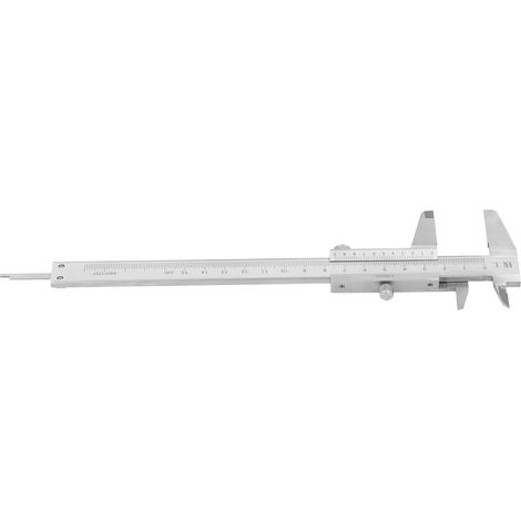 Pied à coulisse à vernier en acier inoxydable, 4 usages, qualité industrielle, précision 0,02 mm, plage de mesure 0-150 mm (1/5)