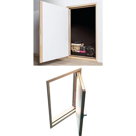 Echelle Direct – Trappe de visite 60x80cm avec isolation thermique 0.68 W/m²K – Poignée universelle pour fermeture étanche – DWT60X80