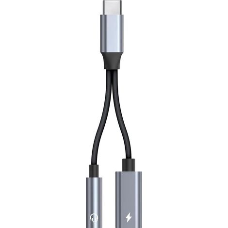 USB-C-auf-3,5-mm-Kopfhöreradapter – HiFi- und 2-in-1-Ladegerät, kompatibel mit Apple iPhone 15, Samsung Galaxy S24, S23, S22, S21, S20 Plus, Pro Max, Ultra Pixel und iPad – USB-C-auf-Dongle-Klinkenada (1/5)