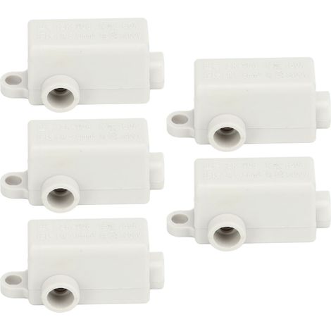 Borniers rapides Type T, Joint en cuivre galvanisé, boîte de jonction de câble électrique haute puissance 400V 5 pièces (1/5)