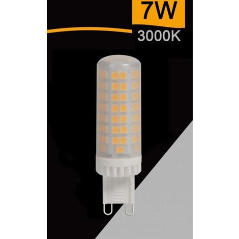 TrAdE Shop Traesio - Lampadina Tubolare Led G9 7 Watt 770lm Luce 4000k 3000k 6500k Sparac-g9-7w-ce2-n - -Bianco Caldo -