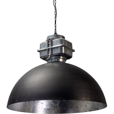 Lampe à suspension Industria 80 Block Fusil métal - 2201-30-37-BL