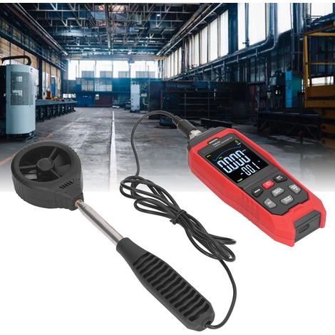 Anémomètre numérique portable TA642C, débitmètre d'air, anémomètre portatif (1/5)