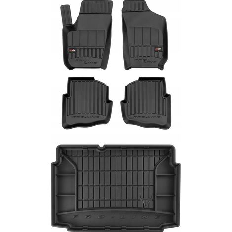Juego de alfombrillas de goma 3D para VW Polo 4 HB 2001-2009 d 5 puertas (1/5)