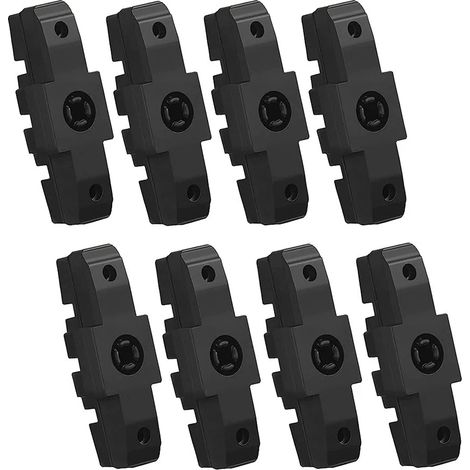 Set di 8 pastiglie freno per bici da strada, accessori per pastiglie freno HS11, HS22, HS33, 50 mm, nere (1/5)