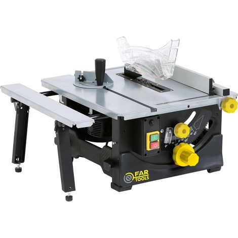 Fartools – Scie sur table 1200W – Lame Ø210mm 24 dents TCT – Vitesse 4800tr/min – Capacité de coupe 90°=48mm – Pour bois dur (1/7)