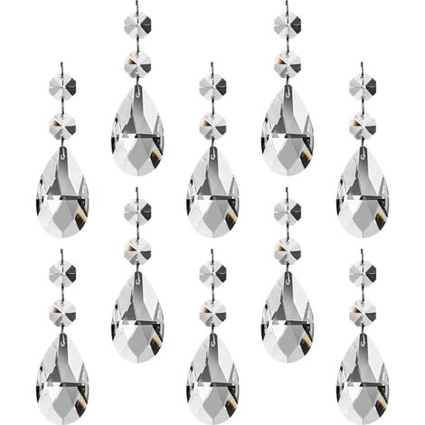 suspensions en cristal avec réfraction de la lumière perles (1/5)