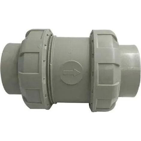 Clapet anti-retour étanche en ligne gris Lmell, diamètre 40 mm, pour machine à laver