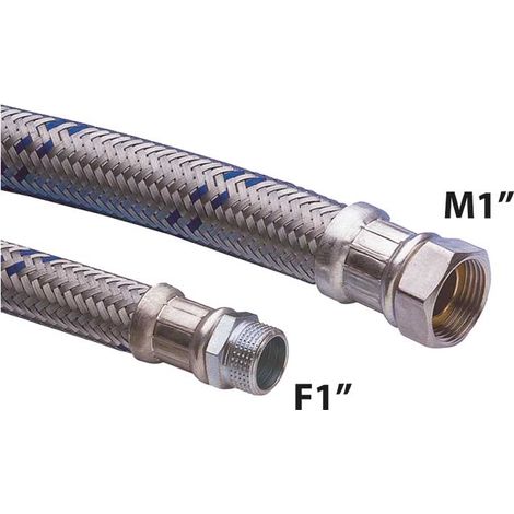 FLESSIBILE ANTIVIBRANTE M/F 1"" IN ACCIAIO ZINCATO cm 40 - DN25